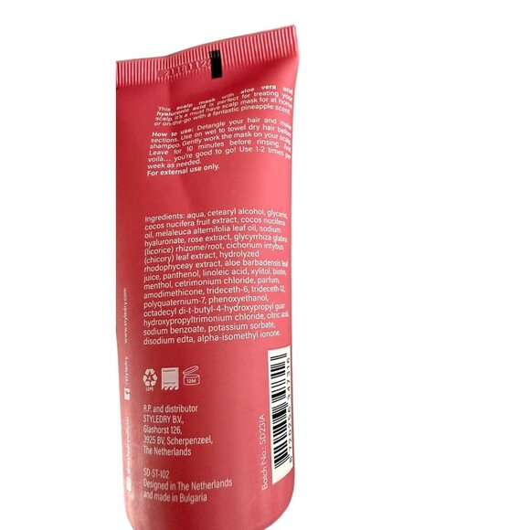 StyleDry Scalp Hair Mask Pineapple Coconut Aloe Vera Hyaluronic Acid 100ml - Picture 5 of 8